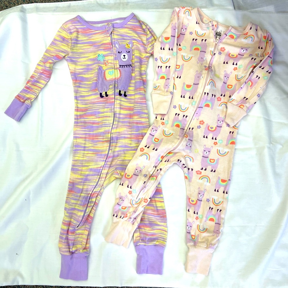 Kids Headquarters Kids' 2-pack Cotton Sleeper, Size 2T